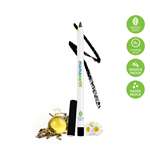 Charcoal Black Long Stay Kajal Kohl Pencil With Castor Oil &Chamomile For 11-Hr Smudge-free Stay